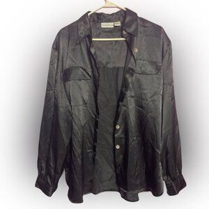 Croft & Barrow Satin Button Down